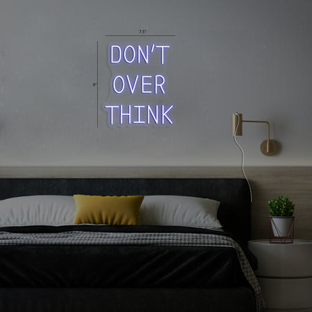 Don't Over Think