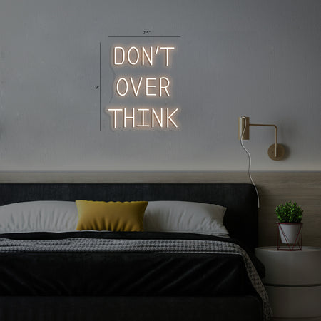 Don't Over Think